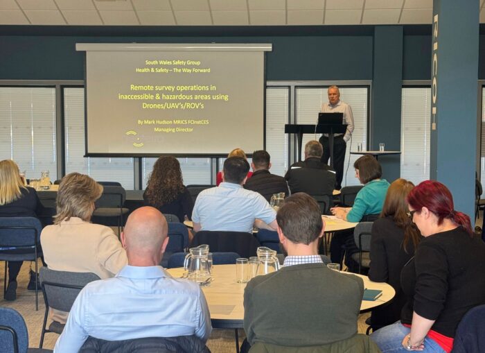 Mark Hudson presenting at South Wales Safety Group Alliance Annual Conference